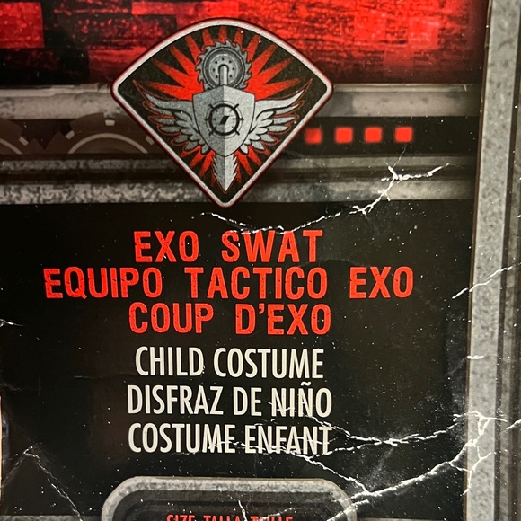 Disguise Red and Black Exo SWAT Kids Costume - Picture 3 of 5